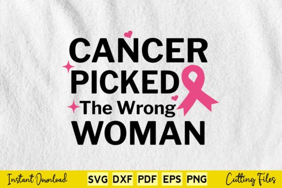 Cancer Picked the Wrong Woman Pink Glove Graphics and Crafts Review