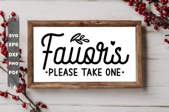 Favors Please Take One Svg Embroidery Review