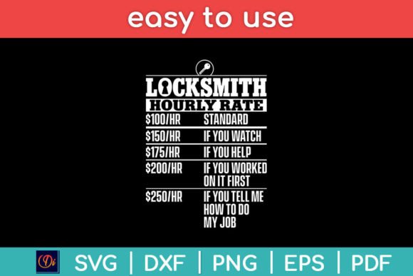 Locksmith Hourly Rate Locksmith Labor Graphics and Crafts