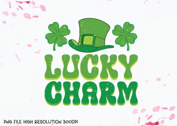 Lucky Charm PNG Sublimation Graphics for Crafts
