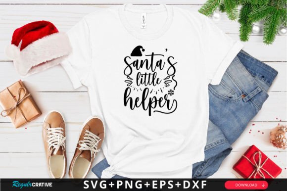 Santa S Little Helper SVG Design Graphics and Crafts