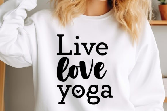 Yoga SVG Design,Live Love Yoga Graphics & Crafts Review